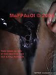 Sticking my black sex toy in pony's tight anal hole - picture 14