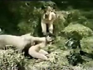 Crazy vintage dog beastiality compilation featuring the sexiest babes