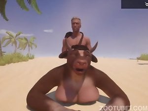 Sex With Cow Wild Life Game Animated 3D bestiality