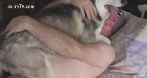 Guy Fucks Dog - guy fuck's his favourite dog great sex