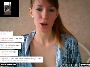 Webcam girl maturbating on zoosex video
