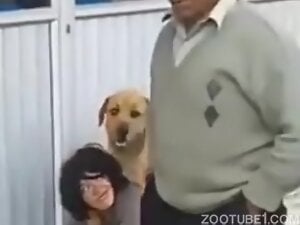 Homeless Woman Fucking Dog On Street
