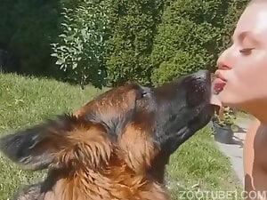 Kissing Shepard