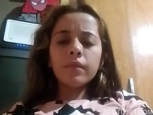 Young Busty Wife Wanna Dog Lick