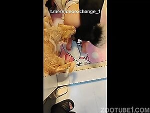 Chinese dogwhore with dog lovers